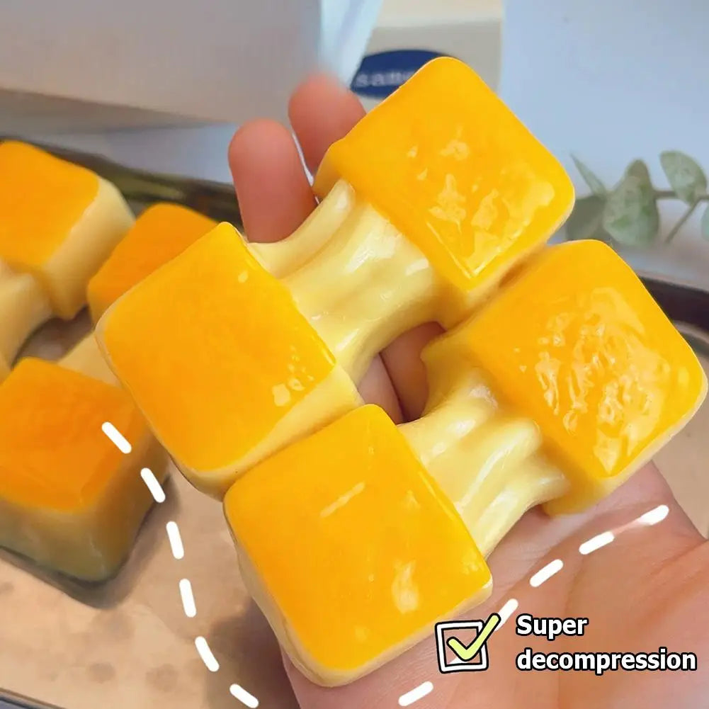 Squishy de Pastel de Arroz – Juguete Antiestrés Suave y Elástico para Niños y Adultos